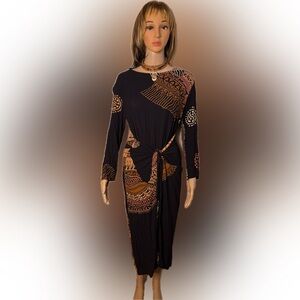 🖤 “Tribal Muse” by Kembali – Wearable Art Dress (S)